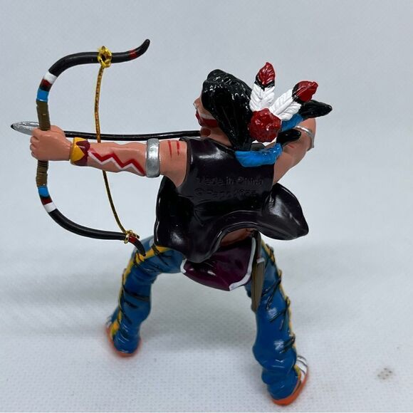 Papo Native American INDIAN WARRIOR Bow Arrow Historical Figure Western - Picture 2 of 3